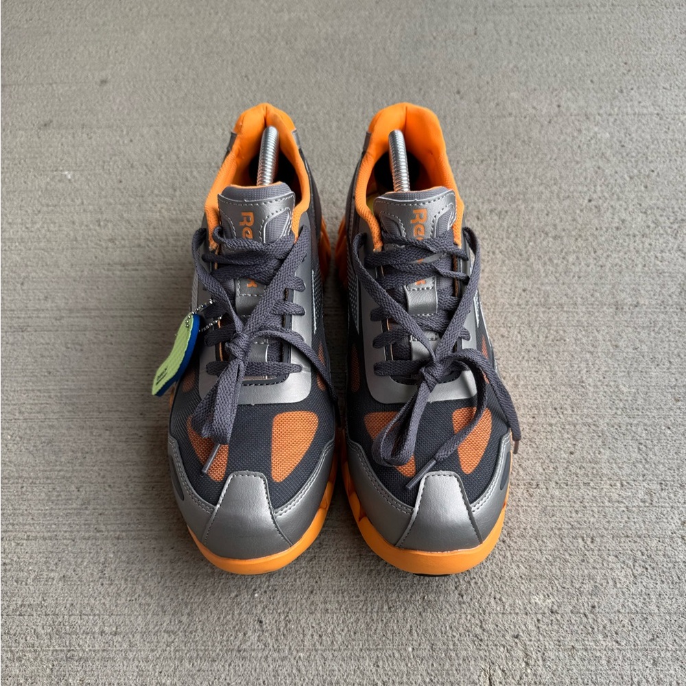 Reebok Zig Pulse Composite Toe Work Shoes Orange Silver RB322 Womens Size 10 M - Picture 6 of 11